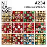 NIKANO A234-Christmas Balls Xmas Christmas Ball Decoration Tree Hanging Pendant Festival New Year