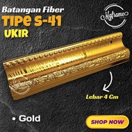 BATANGAN PIGURA TYPE S 41 PANJANG 1METER//LIS PLAVON// LIS PVC //LIS PROFIL
