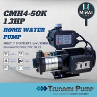 TSUNAMI PUMP CMH4-50K (1.3HP) Automatic Booster Water Pump / PAM AIR