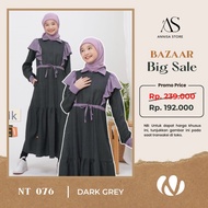 NIBRAS TEEN GAMIS REMAJA NT 076 DARK GREY / NIBRAS TEEN GAMIS REMAJA