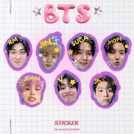 BTS CUTE HEAD STICKERS CUTE STICKERS