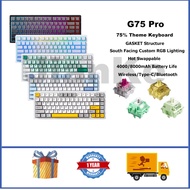 MCHOSE G75 Pro Wireless Mechanical Keyboard 75% GASKET RGB Hot Swappable Custom Keyboard