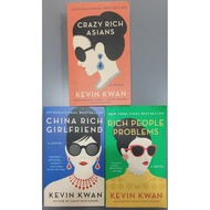 [BnB] USED Crazy Rich Asians Trilogy by Kevin Kwan (Used: Very good)