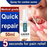 Canker mouth sore solution treatment 50ml mouth sore solution mouth ulcer pain relief spray