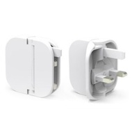 Ultra Slim Foldable Travel 3 Pin UK Plug Adapter USB 5V 1A