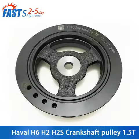 Fit for Great Wall Haval H6 H2 H2S Cool crankshaft pulley engine pulley crankshaft pulley 1.5T 6 gro