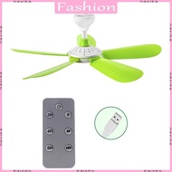 NAV DC5V 5W USB Adjustable Remote Control Timing Camping Fan Tent Ceiling Fan