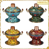 [MiskuluMY] Mini Hot Pot Warming Pot Buffet Hot Soup Pot Cloisonne Hot Pot