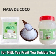ZNW Nata de Coco Cubes 1KG,2.5KG - Premium Coconut Jelly for Milk Tea, Fruit Tea, Bubble Tea Sinkers