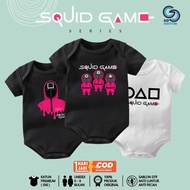 Baby SQUID GAME Jumper Baby Clothes Age 0-6 Months - Cute Character T-shirt Unisex Newborn Baby Romp