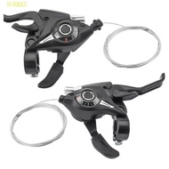 NORMAN Bicycle Shifter Levers, 3x7 21 Speed 3x8 24 Speed 21 Speed Bicycle Shifter, Thumb Gear Shift 