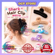 【READY STOCK 】Elegant Plush Hair Clip Claw Korean Style Fashion Big Hair Clamp Women's Hair Accessor