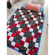 手工制作百家被 F6 | Homemade Patchwork Single Blanket | Newborn Baby Blanket | 160x180cm X 1 PIECE