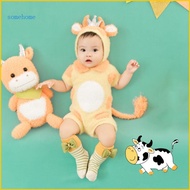 SOME 3 5 Pcs Baby Cotton Hat Romper Socks for Doll for Banner Pull Flag Photography P