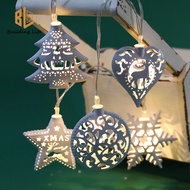 Christmas Tree Decoration Light String Elk String Light LED Battery Light Window Christmas Decoration Pendant