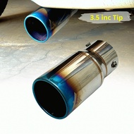 LK exhaust muffler cutter Tip 3.5 inch universal car exhaust variation