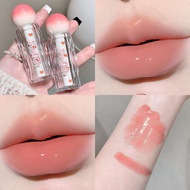 Hkho đèn nước son bóng gương kính Nude hồng Son kem dưỡng ẩm làm trắng son bóng