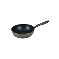 Pearl Metal Pole Deep Fry Pan 26cm IH Compatible Long Life Mega Stone II HB-5880