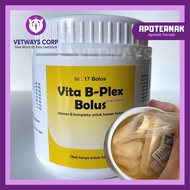 VITA B PLEX @17 Bolus (1 Pot) | Vitamin B1 B2 B6 B12 (B Complex) For Cattle, Goats, Sheep, Horses, P