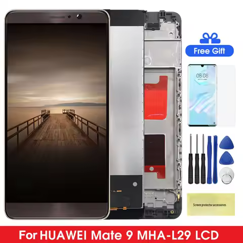 5.9'' Display IPS For Huawei Mate 9 LCD ,with Frame Touch Screen Digitizer Assembly For Mate9 LCD MH