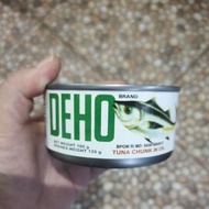 DEHO TUNA CHUNK IN OIL 180GR tuna chunk tuna canned canned tuna
