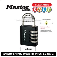 MasterLock 7640D 7640EURD 40mm SHORT SHACKLE Combination Padlock Number Padlock Numbered Padlock Mas