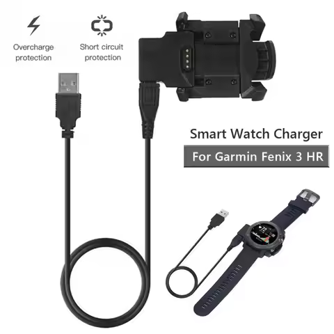 For Garmin Fenix Fenix 3/Fenix 3 HR/Fenix 3 Sapphire/Quatix 3/Tactix Bravo Sport Watch Charger USB D