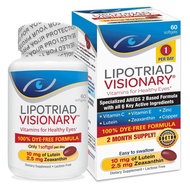 ⁑ᴘʀᴇ-ᴏʀᴅᴇʀ⁑ Lipotriad Visionary AREDS2 Based Eye Vitamin, 60 / 90 Softgels ⁑ ᴏʀɪɢɪɴᴀʟ ғʀᴏᴍ 🅄🅂