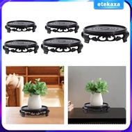 [Etekaxa] Round Flower Pot Display Stand, Holder, Plant Stool, Flower Pot Base for Living Room