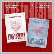 Xdinary Heroes LXVE to DEATH 7th Mini Album Photobook Random Version CD+PhotoBook+Sticker+4Cut Photo