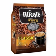Alicafe 3 in 1 Warung Klasik Classic Instant Coffee - 20 sachets per pack