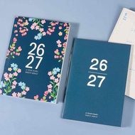 Chuyu 2026~2027 A5/25K二年式月計劃/日誌手帳/手札/計畫本