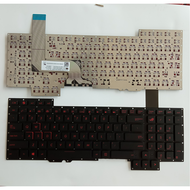 แป้นพิมพ์สําหรับแล็ปท็อปสําหรับ ASUS ROG G751G751J G751JY G751JT G751JM GFX71 0KNB0-E601US00 ไม่มีตั