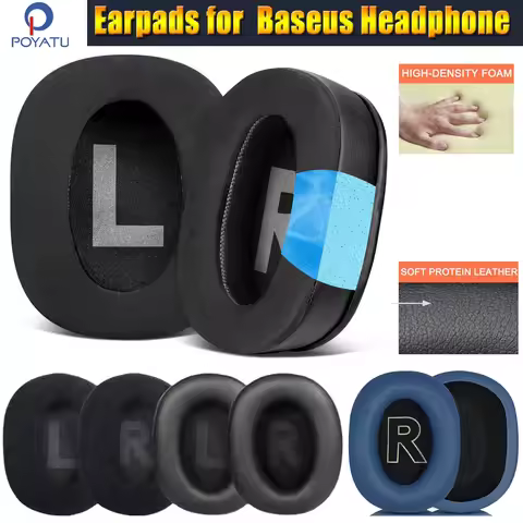 Earpads for Baseus Bowie 10 MAX H1S/H1i/H1 GH02 D02 Pro D05 D03 Headphones Replacement Ear Pads Cush