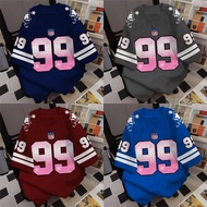 【Free Custom Name & Number】99 Number Oversize Unisex Jersey Tshirt Premium 24s Combed Cotton Distro 