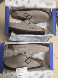 Birkenstock Boston 麂皮拖鞋 包頭 涼鞋