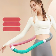 ฮูล่าฮูปโยคะ ฮูล่าฮูปโฟม ยืดหดได้ 360 องศา นุ่มไม่ทำร้ายเอว ฮูลาฮูปสปริงนุ่ม พกพาสะดวก Folding Sprin