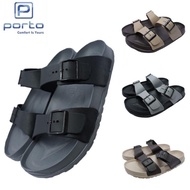 Porto 1029M - Sandal Casual Pria - Sendal Selop Ban 2/Gesper Anti Slip