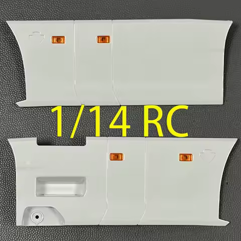 Plastic Simulation Side Skirt Light Panel Upgrade Accessories for 1/14 Tamiya RC Truck SCANIA 770S 6