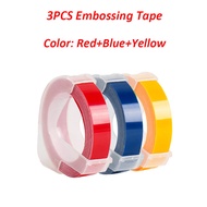 (Free 5 Roll Label Tape)Mini Portable Manual Label Maker DIY 3D Embossing Label Writer Printer Typew