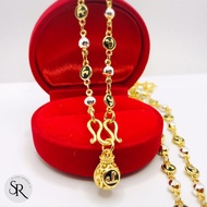 Namo Necklace 2 Kings Silver-Gold Beautiful