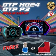 OTP-H024 P3 OBD2 Meter Gauge Meter Car GPS Alarm Speed Head-Up LCD display Water temp RPM Turbo Boos
