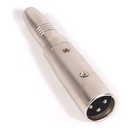 3 Pin XLR Male to 6.35mm Mono / Stereo Female Adapter - ERC-635