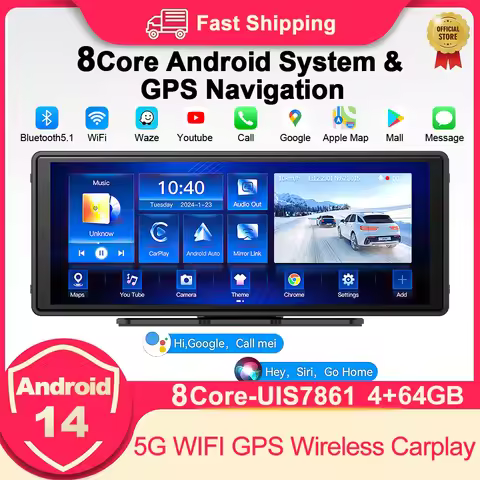 10.26 inch 8Core Android Car Radio Multimedia Carplay Android Auto Car stereo 5G WiFi GPS For Volksw