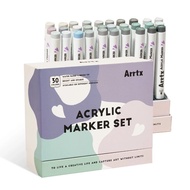 Arrtx acrylic brush marker acrylic marker set 30CLR grey tone