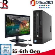 HP EliteDesk 400 G4 SFF PC & Full Set  Intel Core i5-6500  [ 6th Gen ]    Refurbished
