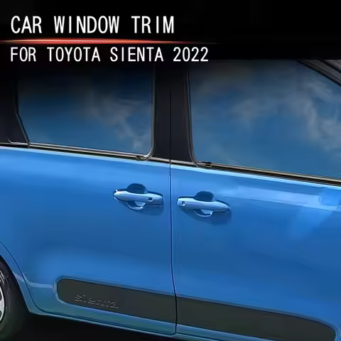 Car Styling Accessories For Toyota Sienta XP210 2022 2023 Window Molding Cover Side Glass Trim Strip
