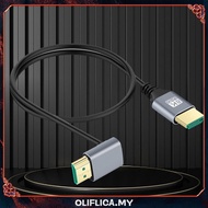 [Oliflica.my] 90 Degree Male To Male Cable 48Gbps 8k HDMI-Compatible 2.1 Cable for HD TV