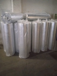 PEREDAM PANAS ATAP RUMAH/PABRIK.DLL/ ALUMUNIUM FOIL BUBBLE ALUMINIUM 1 ROLL doubble side Peredam pan