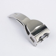 For Tudor BLACK bay Rubber Leather Strap Belt 18mm High Quality Silver Gold Black Watch Buckle Deplo